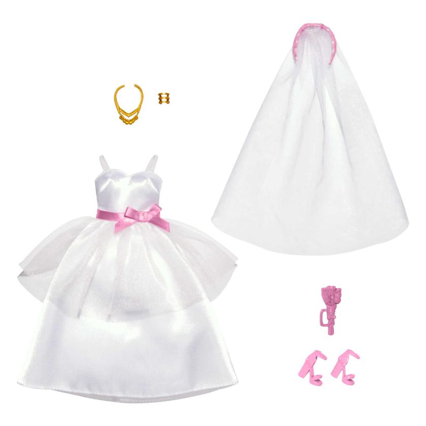 Barbie Clothes, Bridal Fashion Pack For Barbie Doll On Wedding Day Best Seller