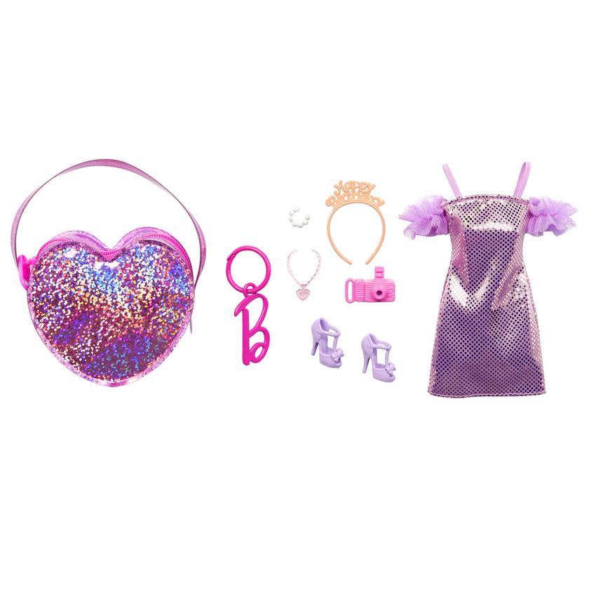 Barbie Clothes, Deluxe Bag With Birthday Outfit And themed Accessories New Arrival