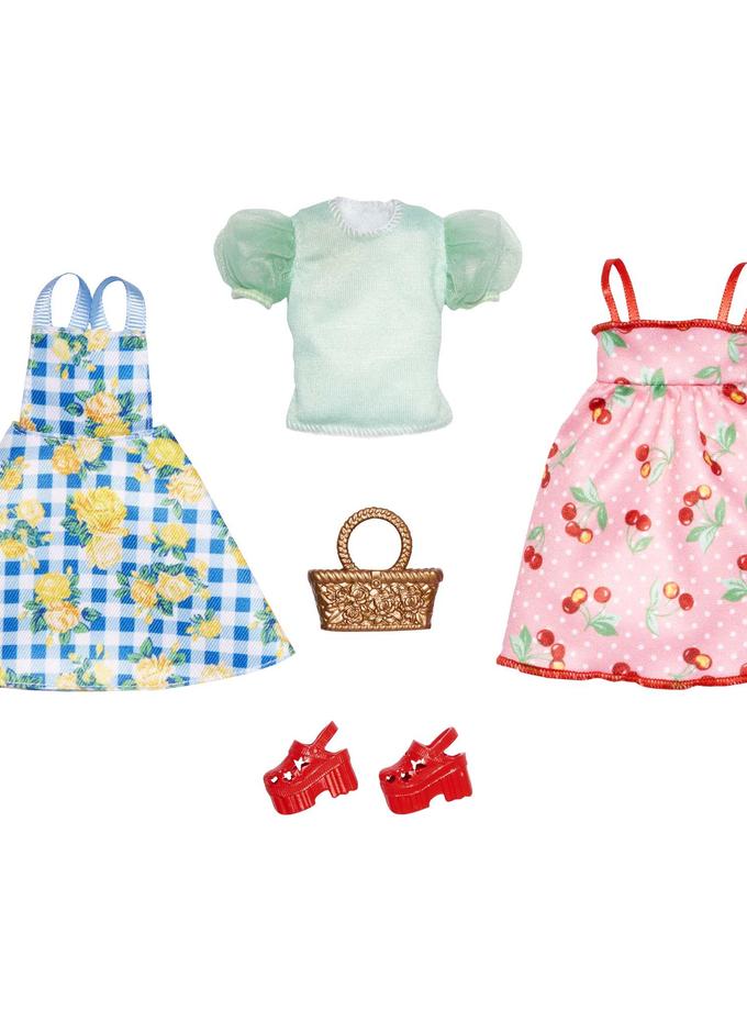 Barbie Clothes, Picnic-themed Fashion And Accessory 2-Pack For Barbie Dolls On Sale