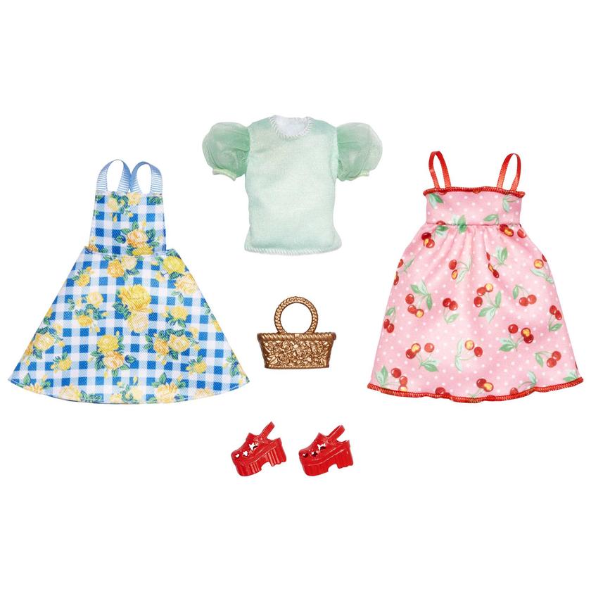 Barbie Clothes, Picnic-themed Fashion And Accessory 2-Pack For Barbie Dolls On Sale