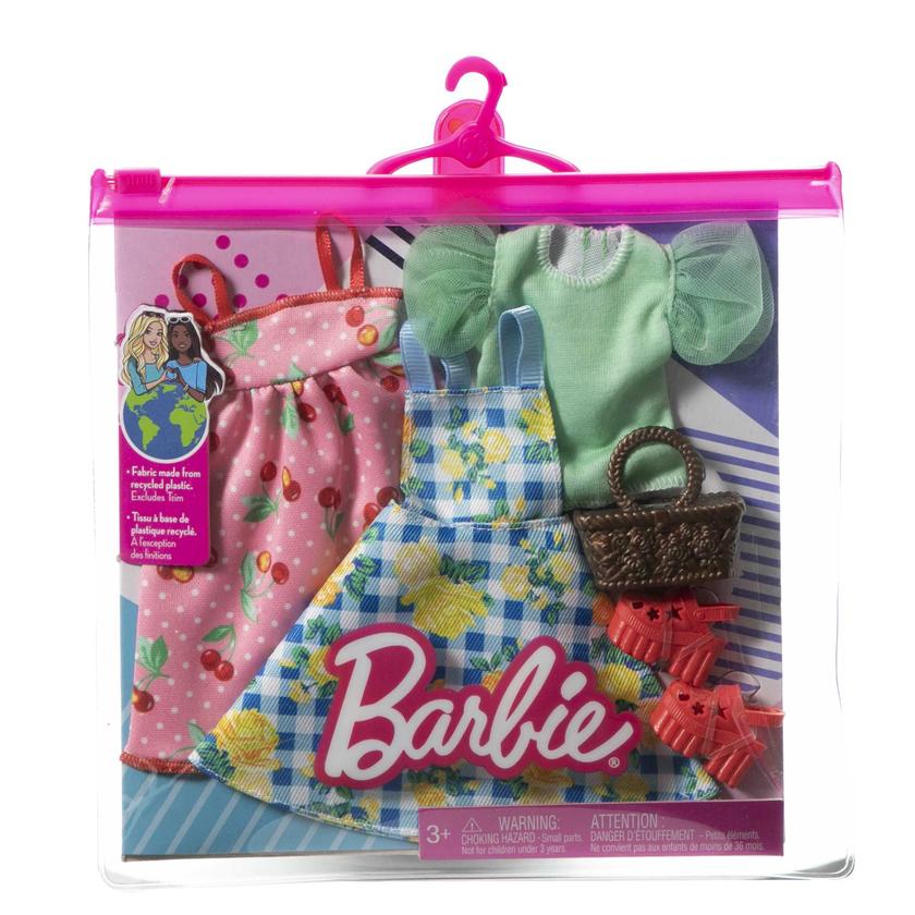 Barbie Clothes, Picnic-themed Fashion And Accessory 2-Pack For Barbie Dolls On Sale