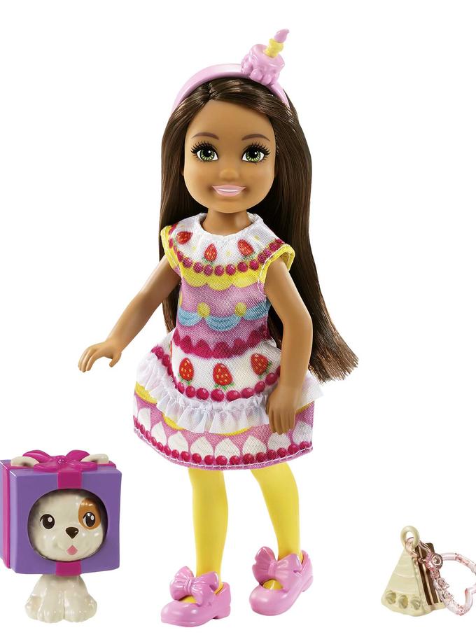 Barbie Club Chelsea Dress-Up Doll (6-Inch) In Cake Costume, For 3 To 7 Year Olds Same Day Delivery