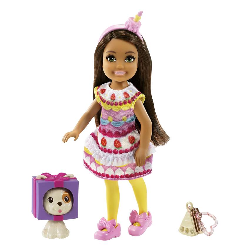 Barbie Club Chelsea Dress-Up Doll (6-Inch) In Cake Costume, For 3 To 7 Year Olds Same Day Delivery