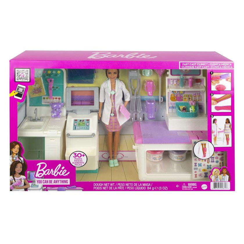 Barbie® Coffret La Clinique De Barbie® Avec Poupée Barbie® Docteur Brune High Quality