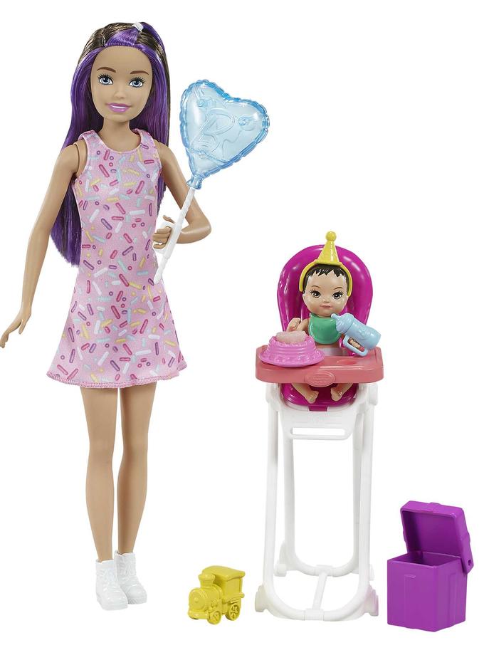 Barbie Coffret Skipper Baby-Sitter Anniversaire New Arrival