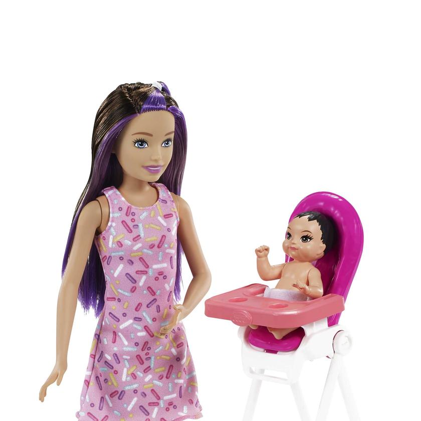 Barbie Coffret Skipper Baby-Sitter Anniversaire New Arrival