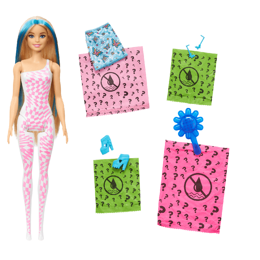 Barbie Color Reveal Boneca Cores do Arco-íris Free shipping