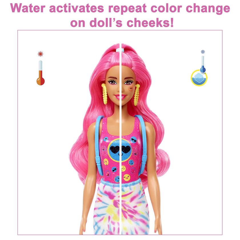 Barbie Color Reveal  Doll, Neon Tie-Dye Series With 7 Surpises, Color-Change Transformation New Arrival