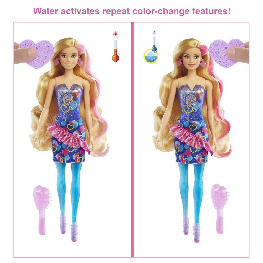 Barbie Color Reveal Doll, Party Series, Confetti Print, 7 Surprises For 3-Year-Olds & Up Best Buy