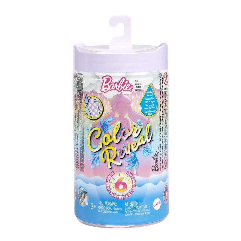 Barbie Color Reveal  Doll, Sunshine And Sprinkles Series With 7 Surpises, Color-Change Transformation High Quality