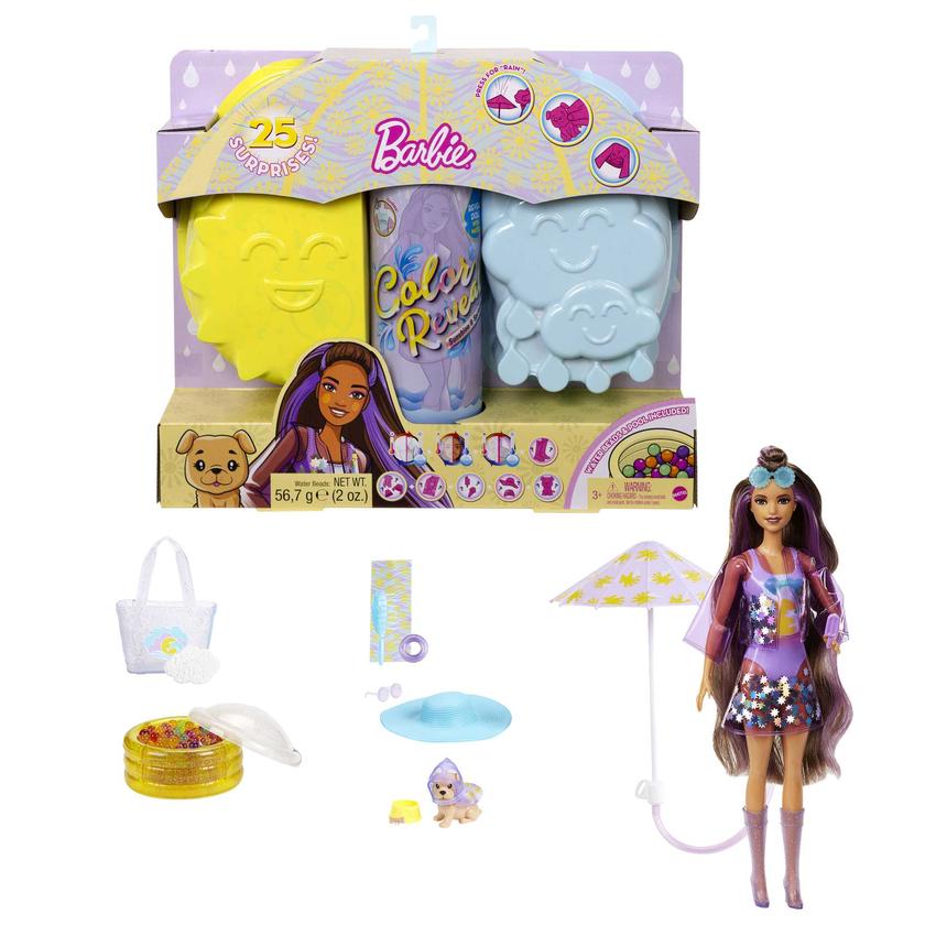 Barbie Color Reveal Doll, Sunshine And Sprinkles Series With 7 Surprises, Color-Change Transformation Same Day Delivery