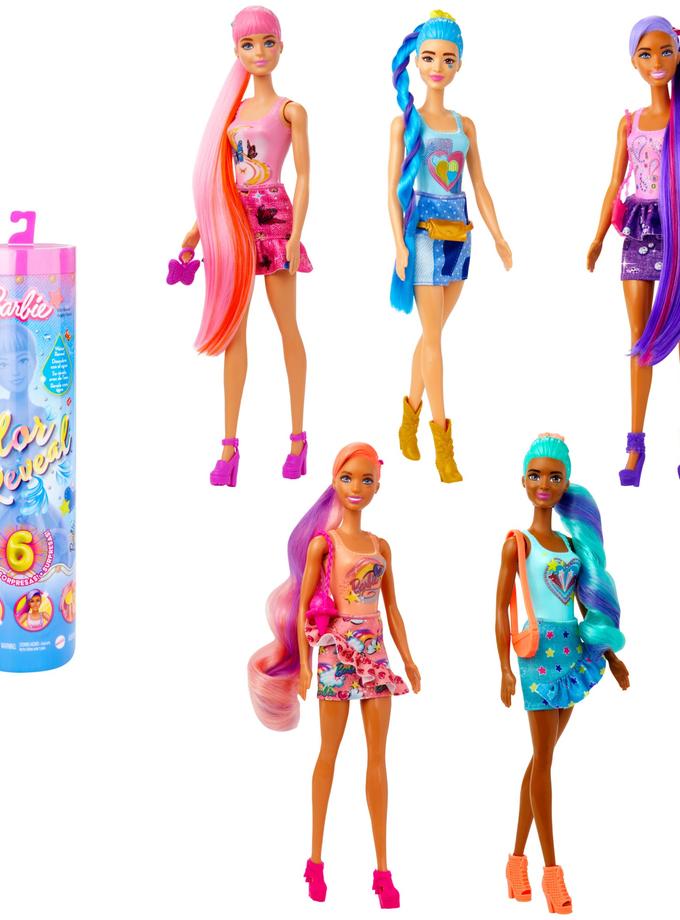 Barbie Color Reveal Doll With 6 Surprises, Totally Denim Series High Quality