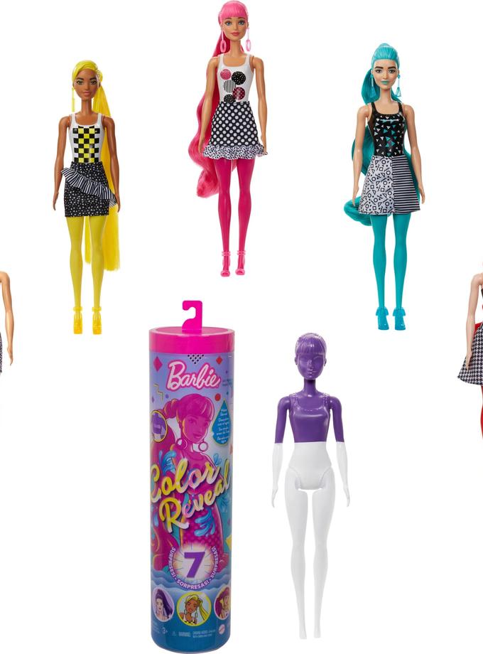 Barbie Color Reveal Doll With 7 Surprises For Kids 3 Years Old & Up For Sale