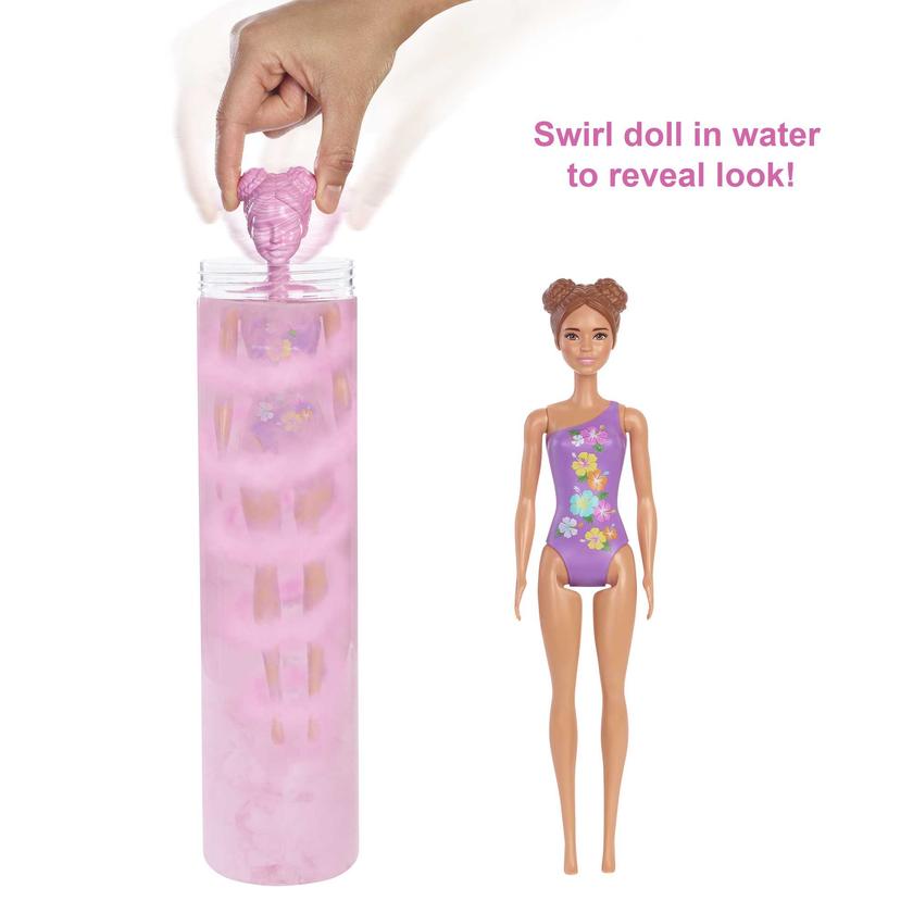 Barbie Color Reveal Doll With 7 Surprises, Sand & Sun Series, Marble Pink Color Same Day Delivery