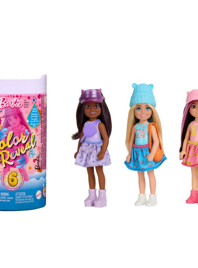 Barbie Color Reveal Sporty Series Chelsea Small Doll With 6 Surprises On Sale