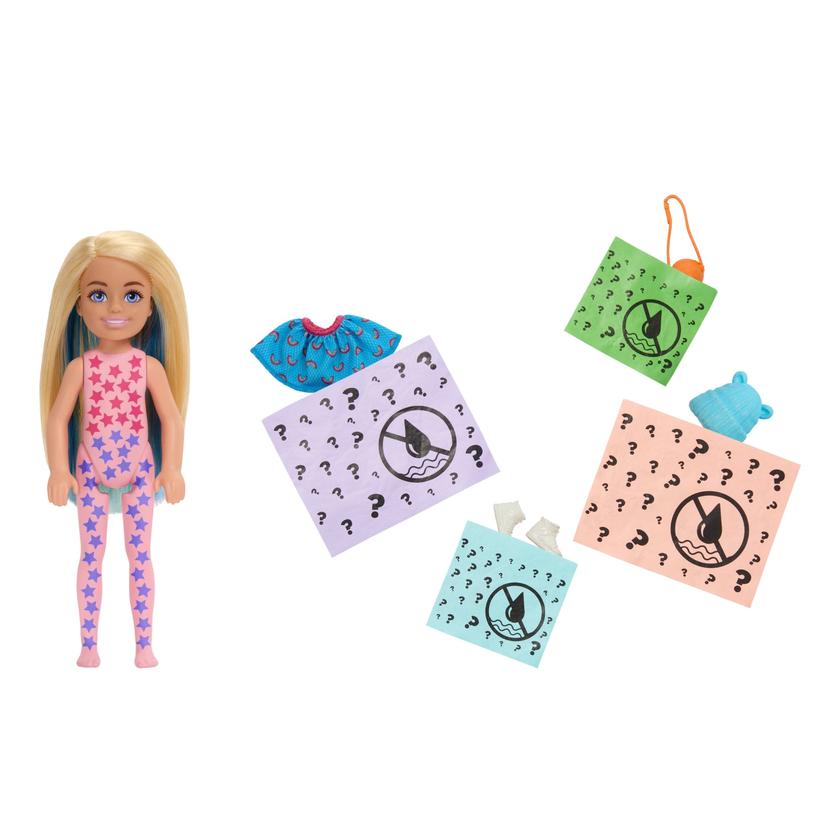 Barbie Color Reveal Sporty Series Chelsea Small Doll With 6 Surprises On Sale