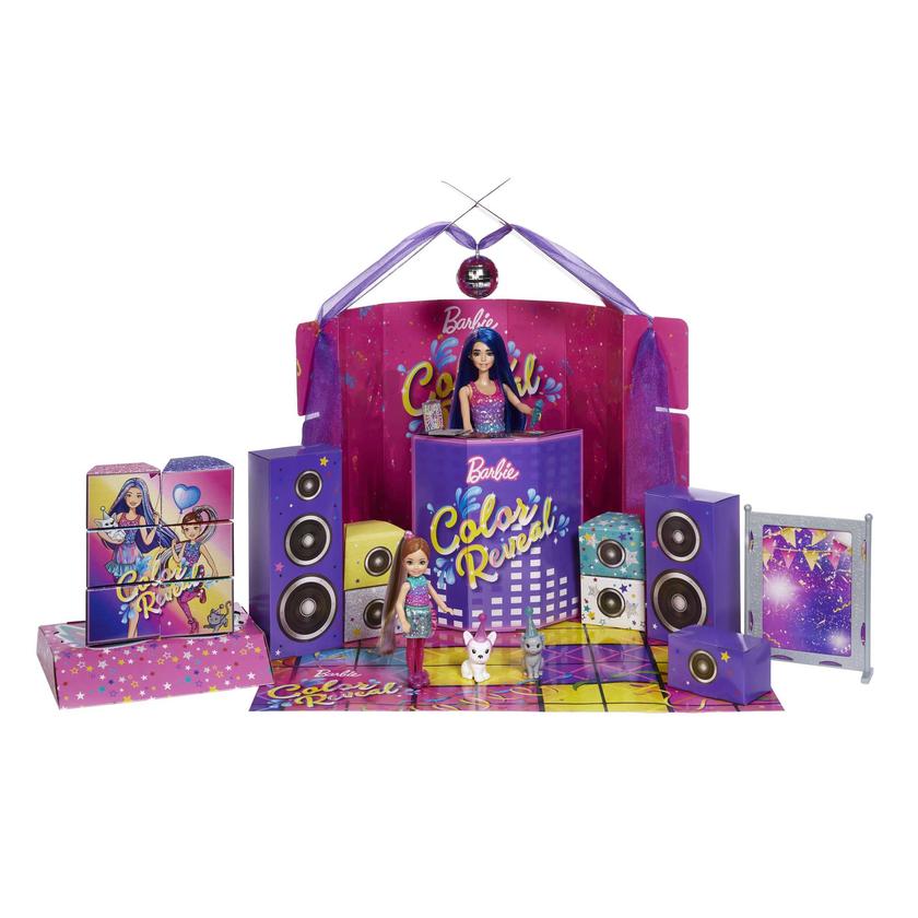 Barbie Color Reveal Surprise Party! Set With 50+ Surprises, 2 Dolls & 2 Pets High Quality