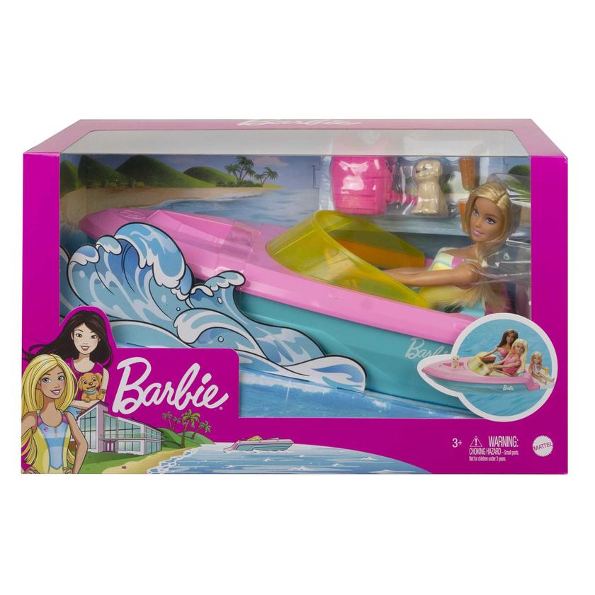 Barbie Conjunto de Brinquedo Barco aquático com Boneca On Sale