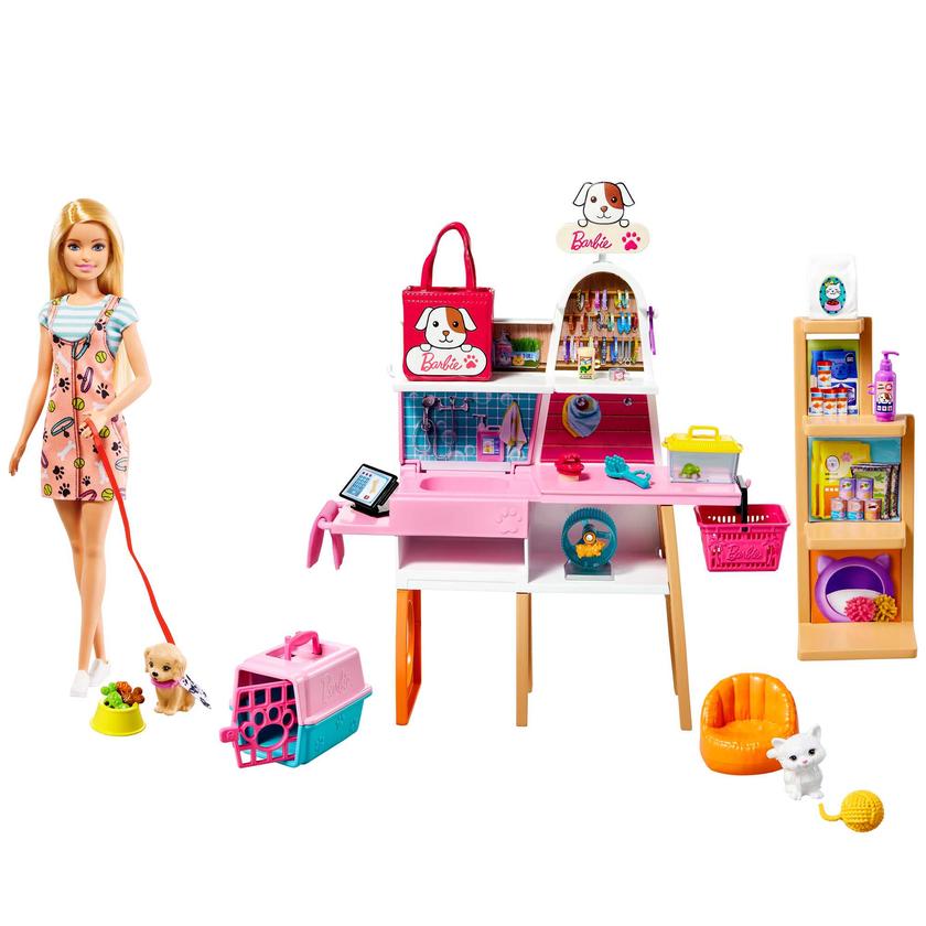 Barbie Conjunto de Brinquedo Loja de Animais Same Day Delivery