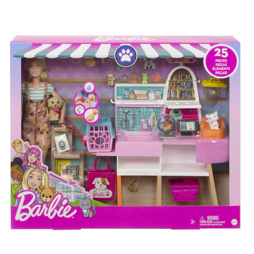 Barbie Conjunto de Brinquedo Loja de Animais Same Day Delivery