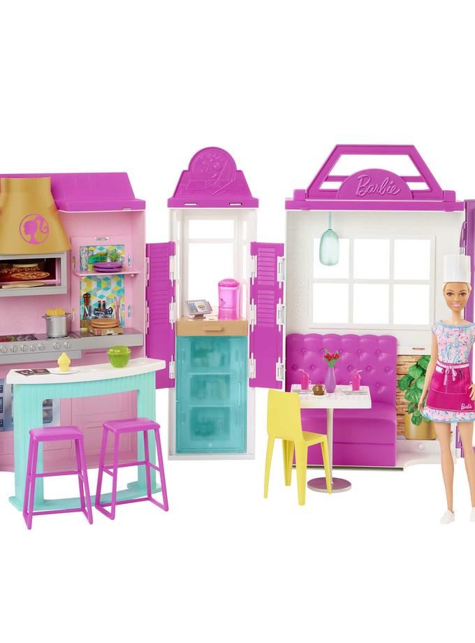 Barbie Conjunto de Brinquedo Restaurante com Boneca On Sale