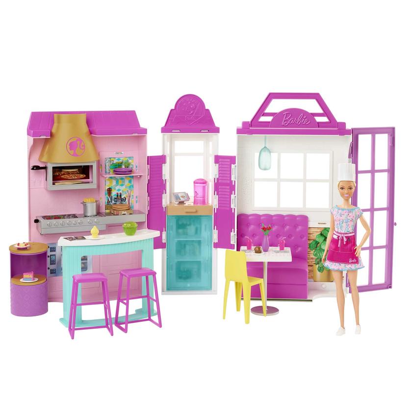 Barbie Conjunto de Brinquedo Restaurante com Boneca On Sale