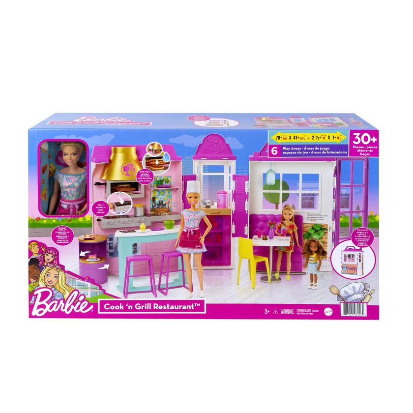 Barbie Conjunto de Brinquedo Restaurante com Boneca On Sale