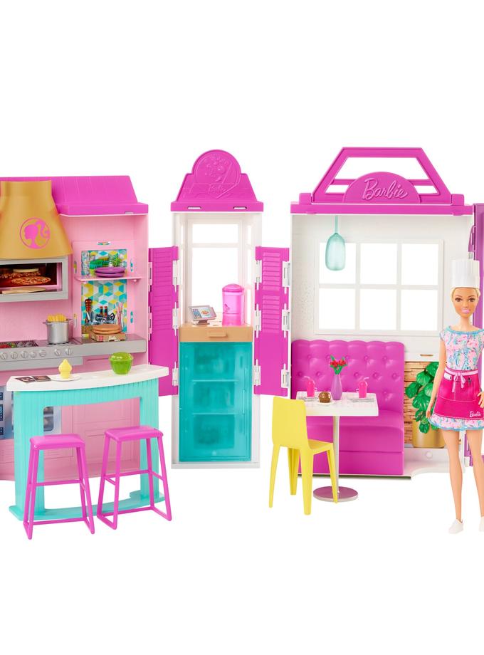 Barbie Cook ‘n Grill Restaurant Doll And Playset New Arrival