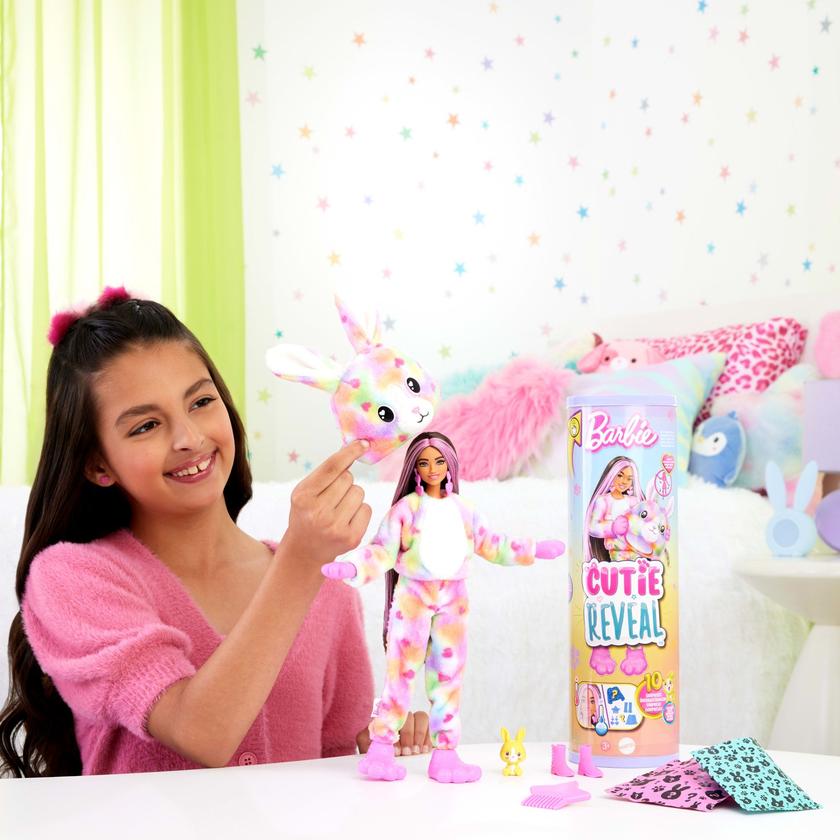 Barbie Cutie Reveal Bunny Doll & Accessories, Color Dream Series With 10 Surprises Best Price