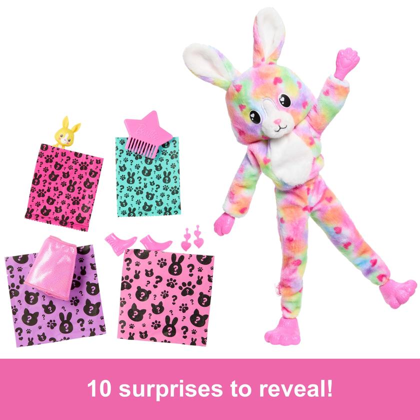 Barbie Cutie Reveal Bunny Doll & Accessories, Color Dream Series With 10 Surprises Best Price