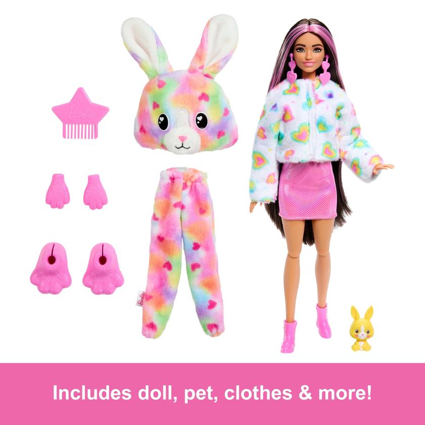 Barbie Cutie Reveal Bunny Doll & Accessories, Color Dream Series With 10 Surprises Best Price