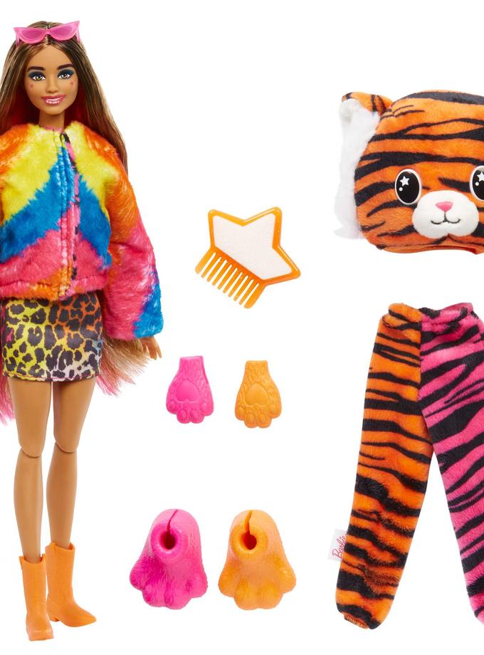 Barbie Cutie Reveal Chelsea Doll And Accessories, Jungle Series, Tiger-themed Small Doll Set Best Buy