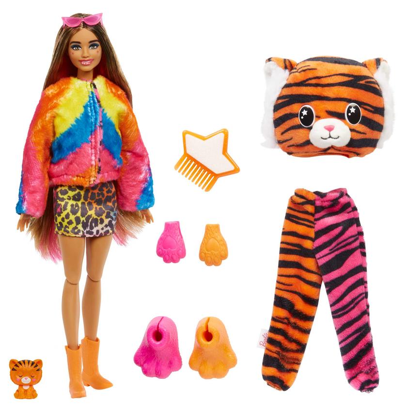 Barbie Cutie Reveal Chelsea Doll And Accessories, Jungle Series, Tiger-themed Small Doll Set Best Buy