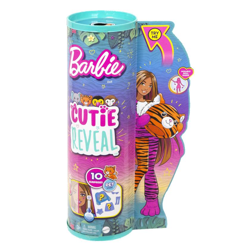 Barbie Cutie Reveal Chelsea Doll And Accessories, Jungle Series, Tiger-themed Small Doll Set Best Buy