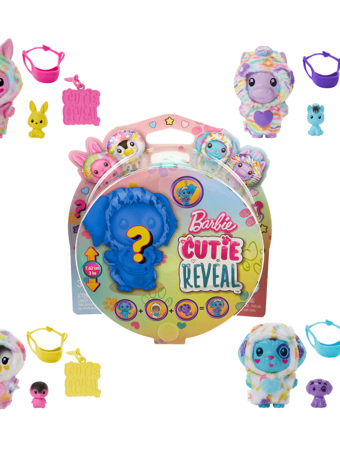 Barbie Cutie Reveal Color Dream-Themed Pet & Accessories With 5 Surprises including Mini Pet, Color Change & Clip Best Price