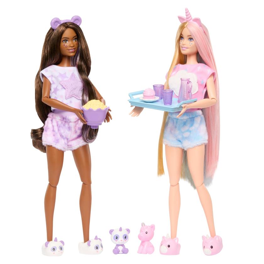 Barbie Cutie Reveal Conjunto de Brinquedo Festa do Pijama Same Day Delivery