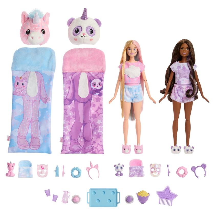 Barbie Cutie Reveal Conjunto de Brinquedo Festa do Pijama Same Day Delivery