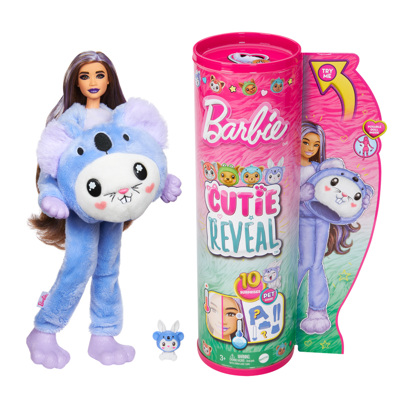 Barbie Cutie Reveal Costume-themed Doll & Accessories With 10 Surprises, Bunny As A Koala For Sale