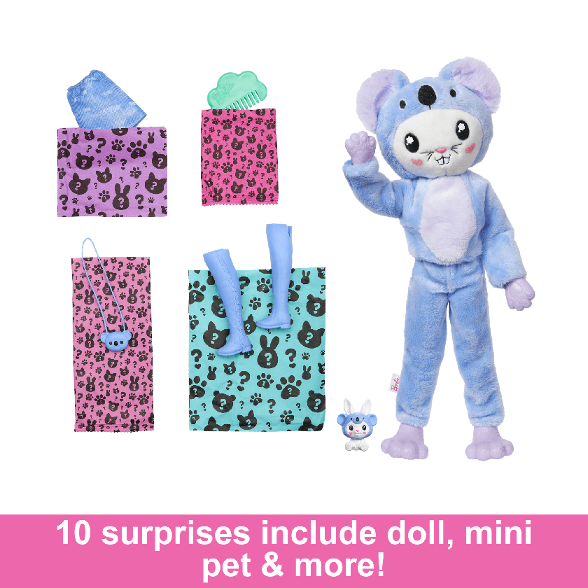 Barbie Cutie Reveal Costume-themed Doll & Accessories With 10 Surprises, Bunny As A Koala For Sale