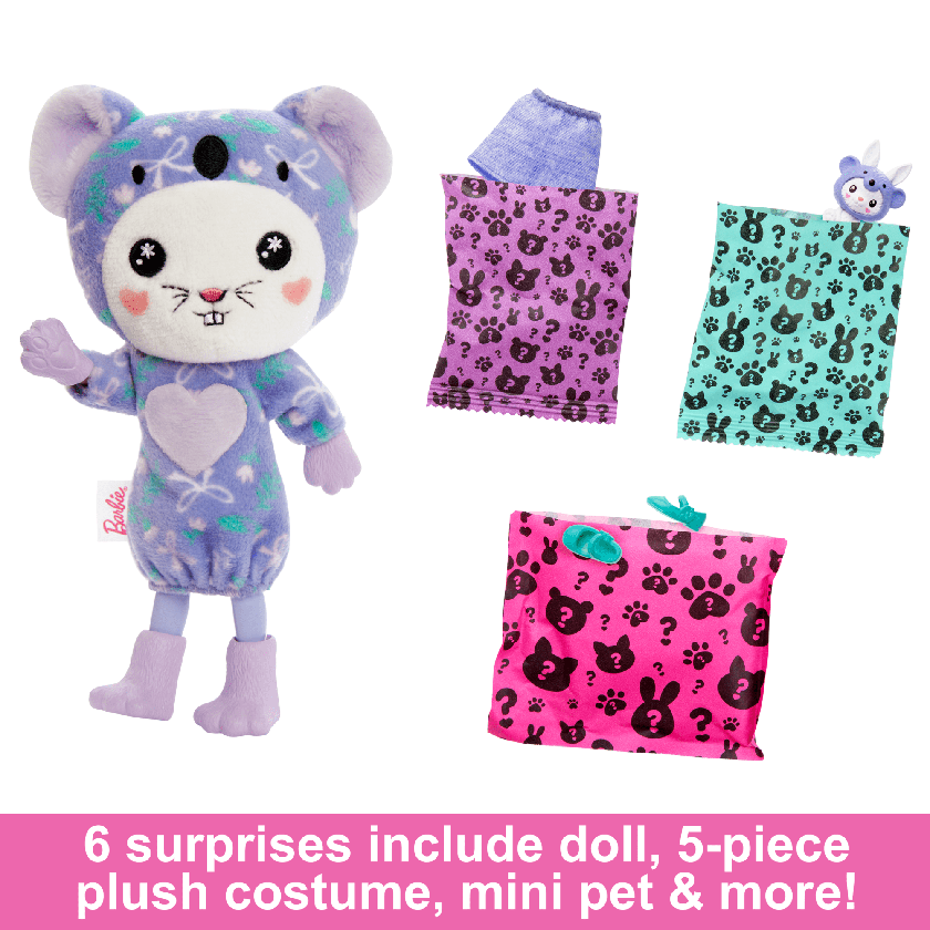 Barbie Cutie Reveal Costume-themed Series Chelsea Small Doll & Accessories, Bunny As Koala Best Price