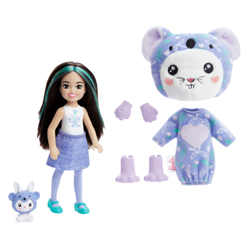 Barbie Cutie Reveal Costume-themed Series Chelsea Small Doll & Accessories, Bunny As Koala Best Price