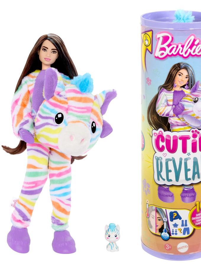 Barbie Cutie Reveal Zebra Doll & Accessories, Color Dream Series With 10 Surprises Best Buy