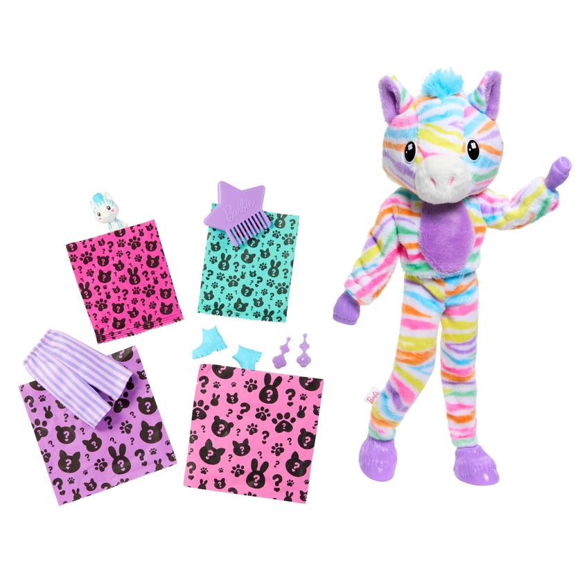 Barbie Cutie Reveal Zebra Doll & Accessories, Color Dream Series With 10 Surprises Best Buy