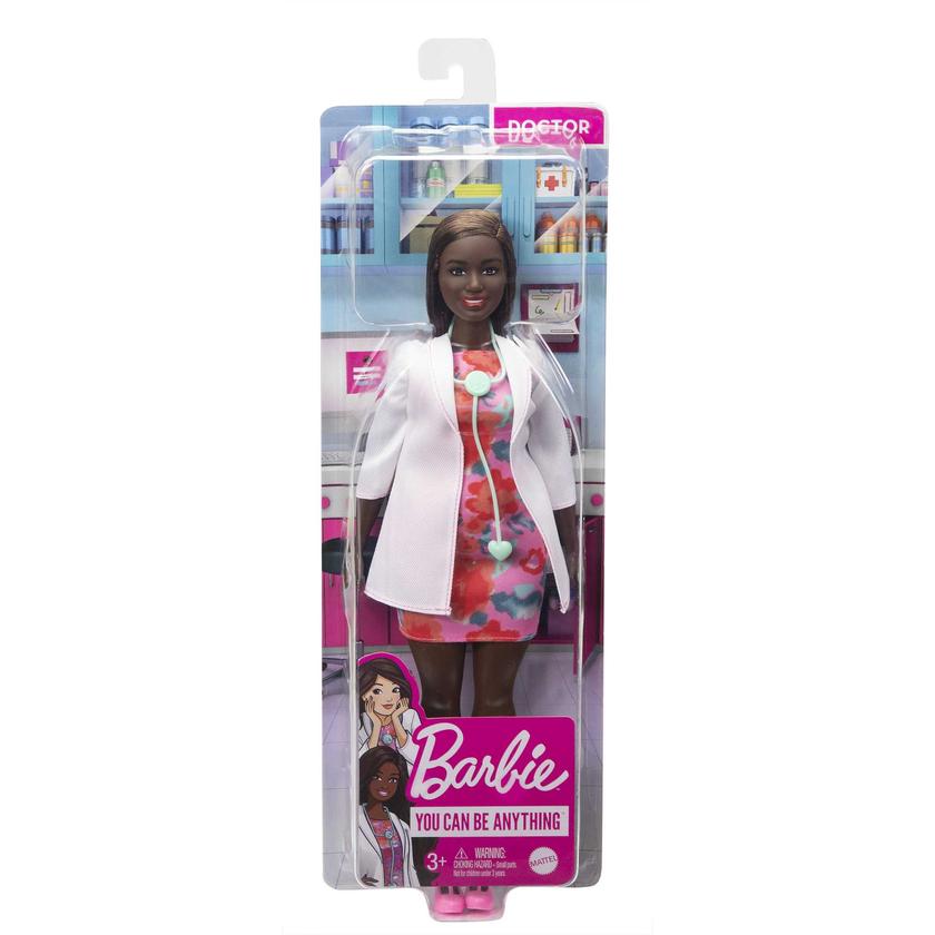 Barbie Doctor Doll, Brunette Hair, Curvy Shape & Accessories, 3 Years Old & Up Best Seller