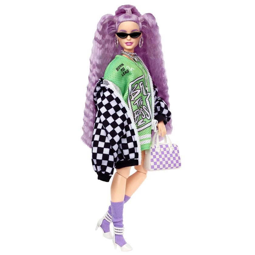 Barbie Doll And Accessories, Barbie Extra Doll With Lavender Hair Best Price