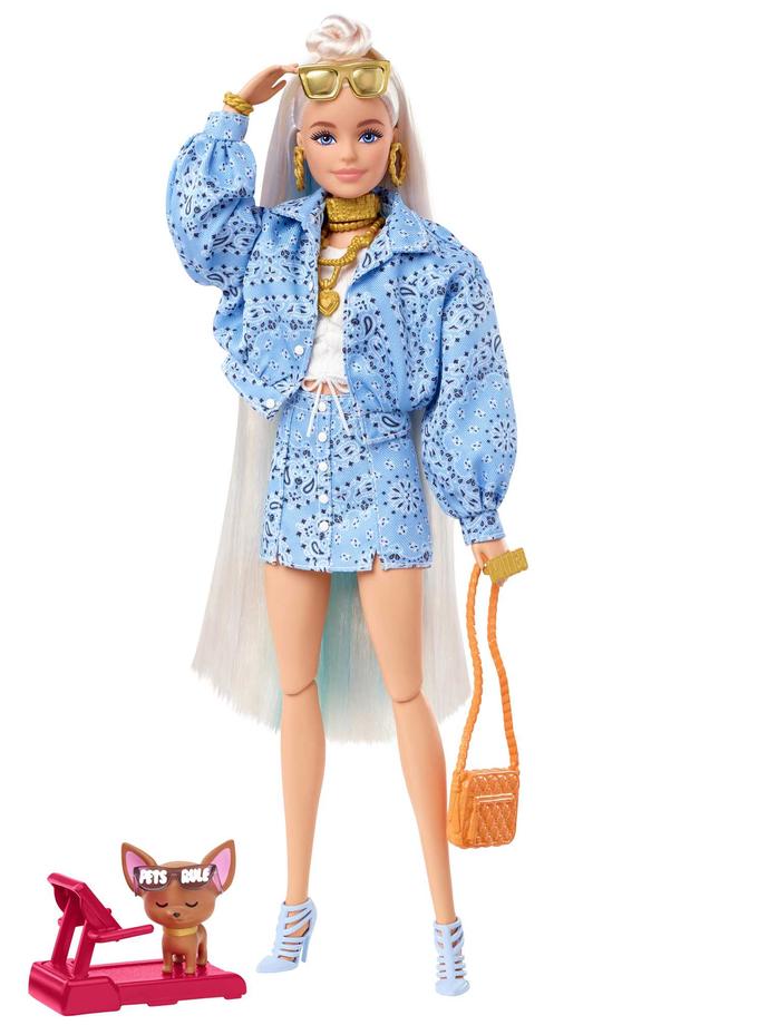 Barbie Doll And Accessories, Barbie Extra Doll With Pet Chihuahua Free shipping