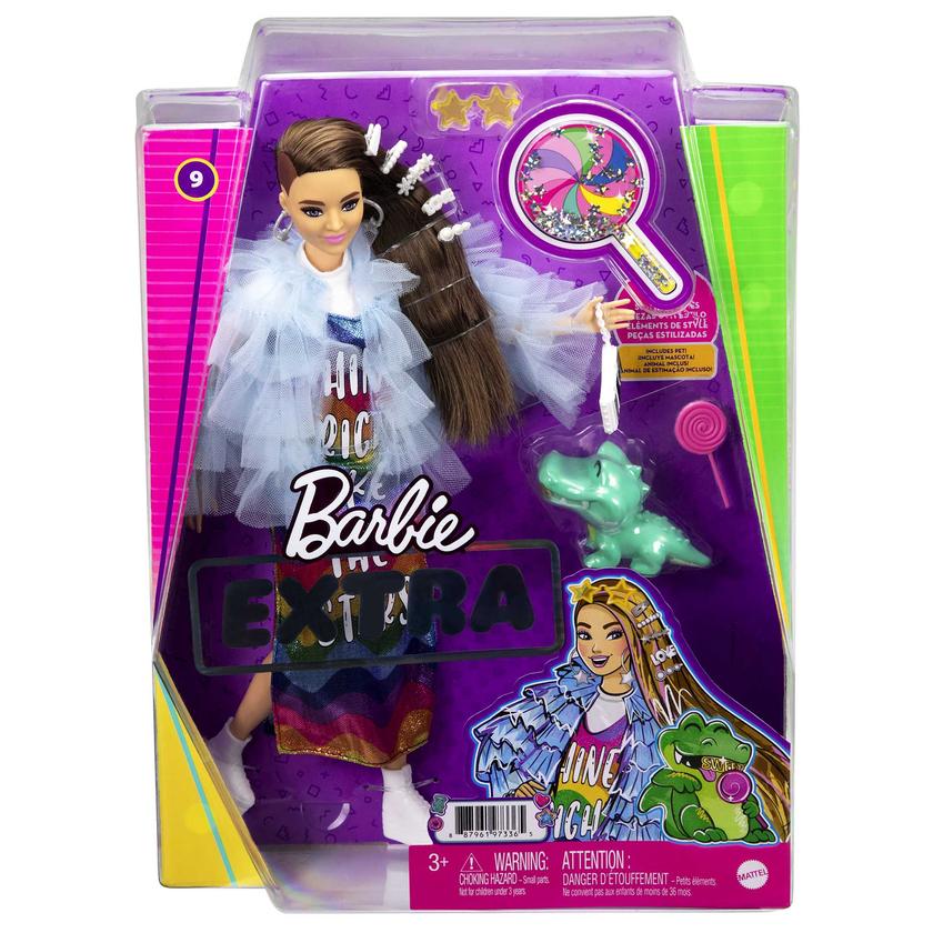 Barbie Doll And Accessories, Barbie Extra Doll With Pet Crocodile New Arrival