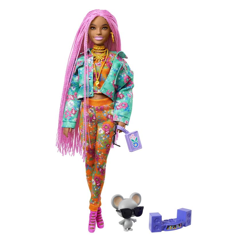 Barbie Doll And Accessories, Barbie Extra Doll With Pet Mouse Same Day Delivery