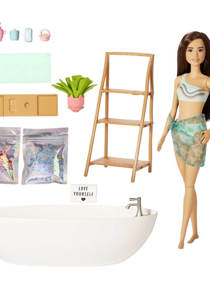 Barbie Doll And Bathtub Playset, Confetti Soap And Accessories For Sale