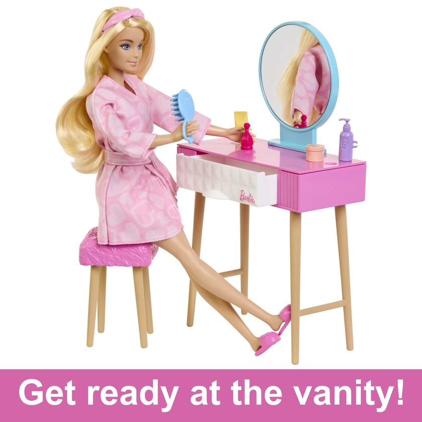 Barbie Doll And Bedroom Playset, Barbie Furniture With 20+ Pieces On Sale